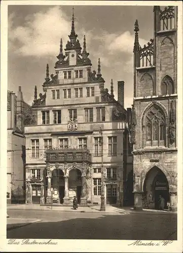 Muenster Westfalen Das Stadtweinhaus Kat. Muenster