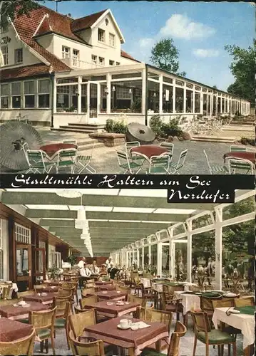 Haltern Restaurant Stadtmuehle Nordufer Kat. Haltern am See