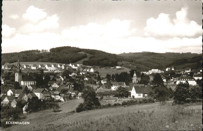 Eckenhagen Haus der Begegnung Kirche DJH Blockhaus Hauptstrasse