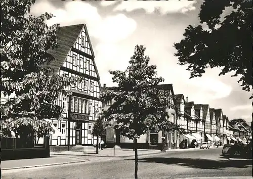 Burgdorf Hannover Marktstrasse Fachwerkhaus Kat. Burgdorf