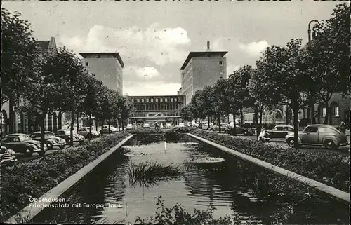 Oberhausen Friedensplatz Europa Haus Kat. Oberhausen