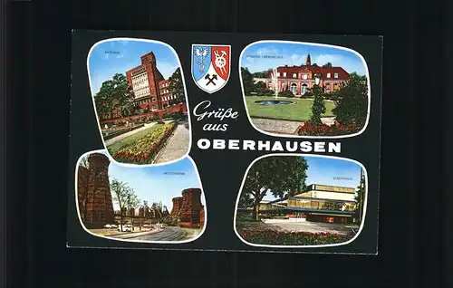 Oberhausen Rathaus Huettenwerk Stadthalle Schloss Oberhausen Kat. Oberhausen