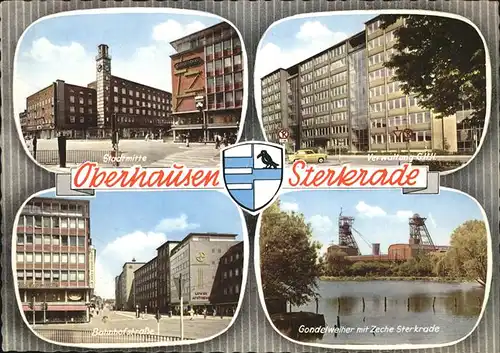 Sterkrade Bahnhofstrasse Verwaltung GHH Gondelweiher  Kat. Oberhausen