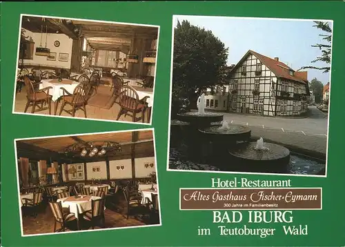 Bad Iburg Hotel Restaurant Altes Gasthaus Fischer Eymann Kat. Bad Iburg