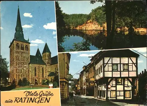 Ratingen Katholische Kirche Blauer See Stadtmitte Kat. Ratingen