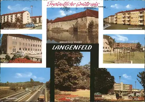 Langenfeld Rheinland Post Berliner Platz Wasserburg Graven / Langenfeld (Rheinland) /Mettmann LKR