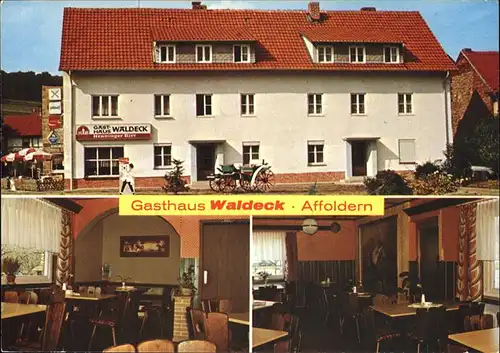 Affoldern Gasthaus Waldeck Kat. Edertal