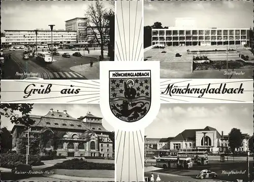 Moenchengladbach Kaiser Friedrich Halle Haus Westland Stadttheater Kat. Moenchengladbach