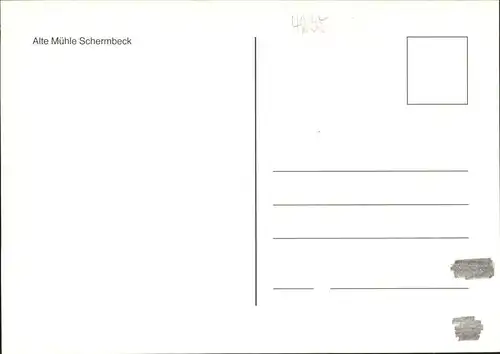 Schermbeck Niederrhein Alte Muehle / Schermbeck /Wesel LKR