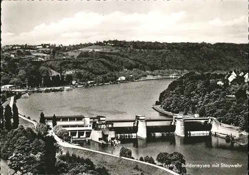 Essen Ruhr Baldeneysee Stauwehr Kat. Essen