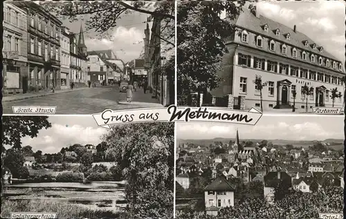 Mettmann Breite Strasse Postamt Goldbergerteich Kat. Mettmann