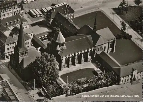 Essen Ruhr Muenster Kathedrale Fliegeraufnahme Kat. Essen