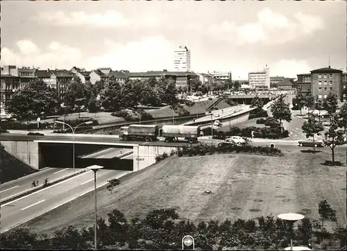 Duisburg Ruhr Stadtautobahn Hauptbahnhof / Duisburg /Duisburg Stadtkreis