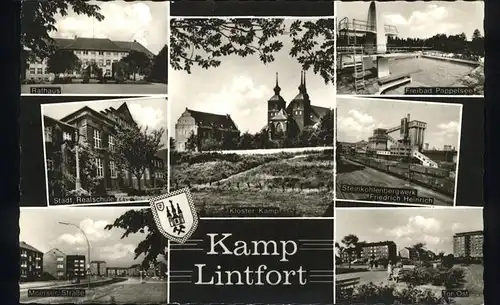Kamp Lintfort Realschule Moerser Strasse Steinkohlenbergwerg Kat. Kamp Lintfort