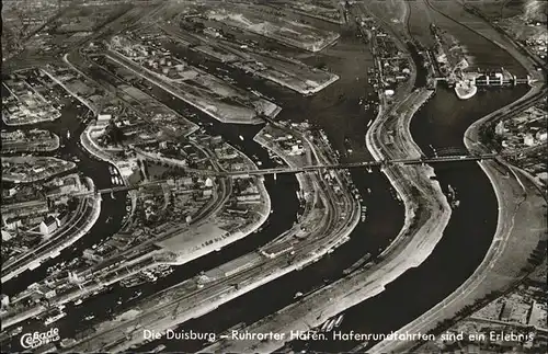 Duisburg Ruhr Ruhrorter Haefen Fliegeraufnahme / Duisburg /Duisburg Stadtkreis