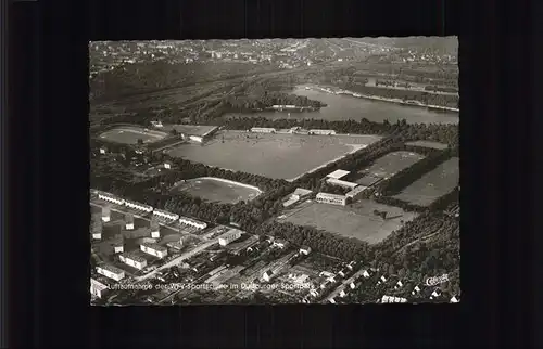 Duisburg Ruhr WFV Sportschule Sportpark Fliegeraufnahme / Duisburg /Duisburg Stadtkreis