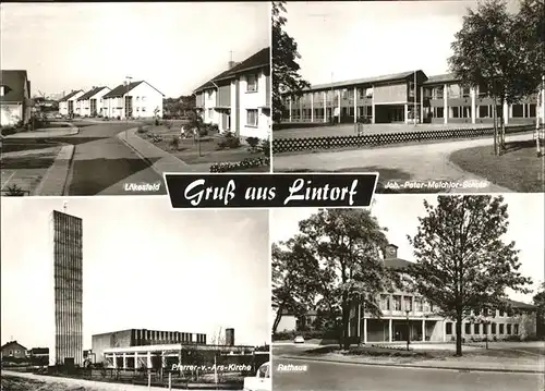 Lintorf Ratingen Joh. Peter Melchlor Schule Rathaus Kat. Ratingen