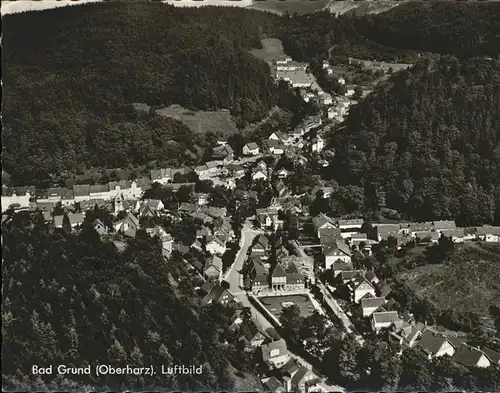 Bad Grund Harz Fliegeraufnahme Kaffe Restaurant Iberger Kaffeehaus Kat. Bad Grund (Harz)