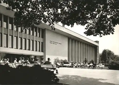 Berlin Freie Universitaet Hauptgebaeude Kat. Berlin