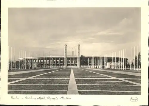 Berlin Reichssportfeld Olympia Stadion Kat. Berlin