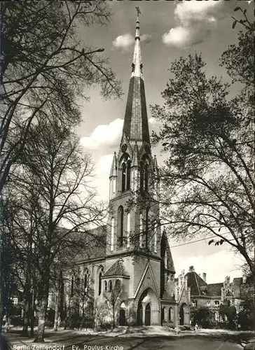 Berlin Zehlendorf Paulus Kirche Kat. Berlin