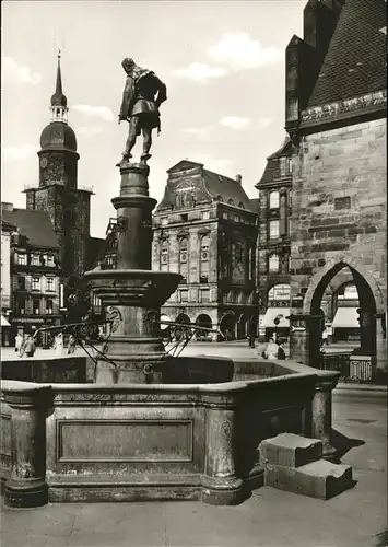 Dortmund Blaeserbrunnen am alten Markt Kat. Dortmund