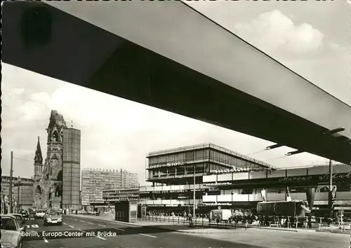 Berlin Europacenter Bruecke  Kat. Berlin