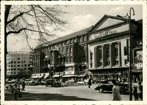 Berlin Kurfuerstendamm Autos Haus Wien Kat. Berlin