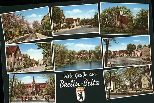 Berlin Britz Wappen Kat. Berlin