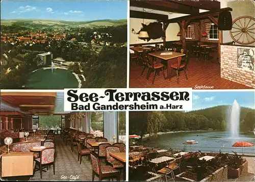 pw24397 Bad Gandersheim See Terrassen Cafe  Kategorie. Bad Gandersheim Alte Ansichtskarten