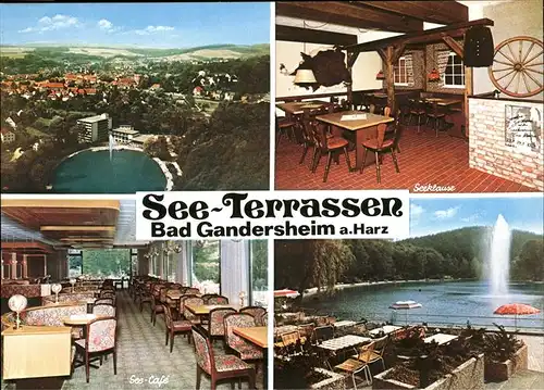 pw24403 Bad Gandersheim See Terrassen Cafe  Kategorie. Bad Gandersheim Alte Ansichtskarten