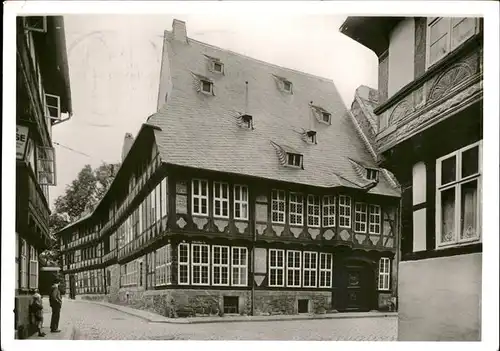 Goslar Stammhaus Familie Siemens Fachwerk Kat. Goslar