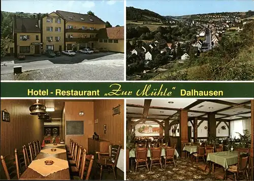 Beverungen Dahlhausen Hotel Restaurant zur Muehle Kat. Beverungen