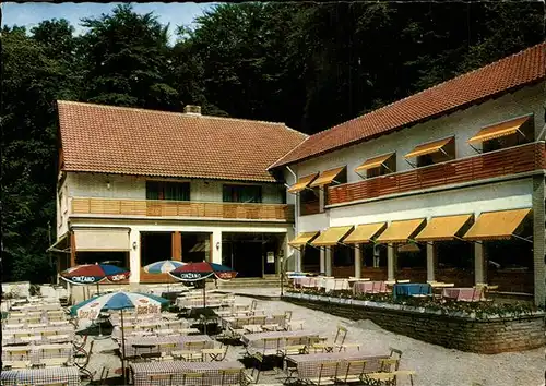 Bad Grund Harz Iberger Kaffeehaus Terrasse Kat. Bad Grund (Harz)