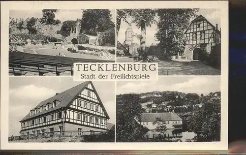 Tecklenburg Freilichtspiel Fachwerk Kat. Tecklenburg