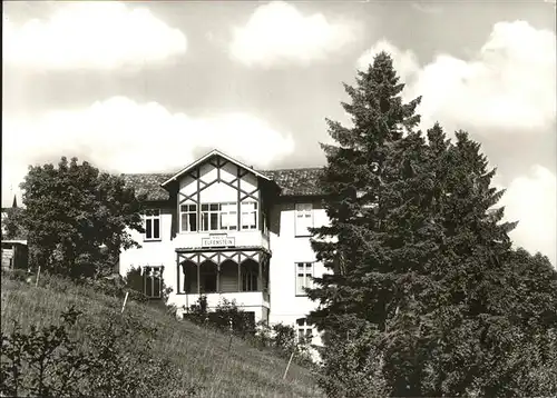 Buendheim Fremdenheim Haus Elfenstein M. Giesecke Kat. Bad Harzburg