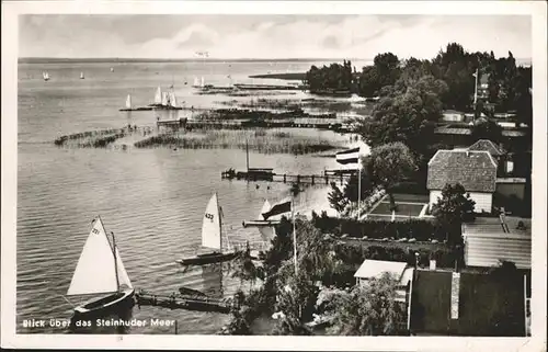 Steinhude Steinhuder Meer Segelboot / Wunstorf /Region Hannover LKR