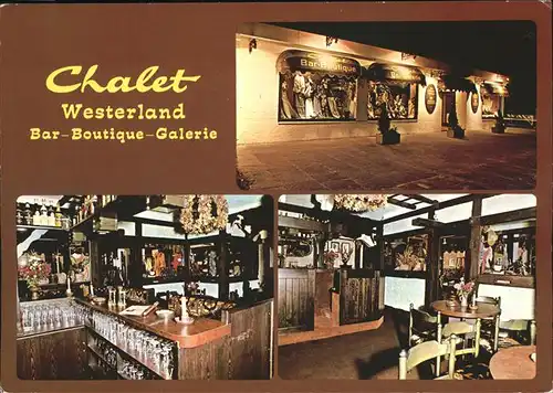 Westerland Sylt Chalet Bar Galerie Kat. Westerland