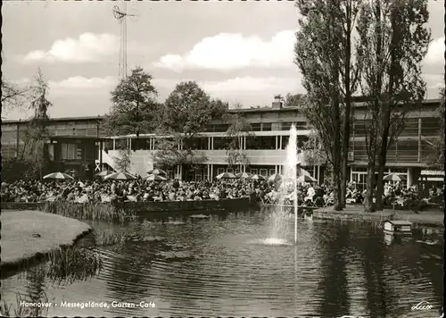 Hannover Messegelaende Garten Cafe Kat. Hannover