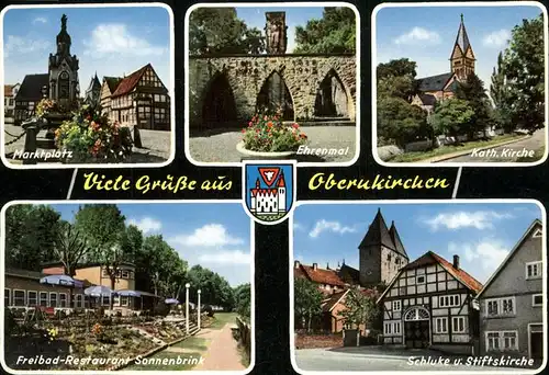 Obernkirchen Wappen Schluke Stiftskirche Ehrenmal Kat. Obernkirchen