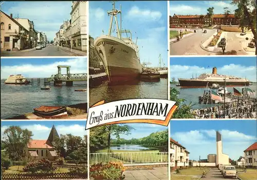 Nordenham Schiff Hafen Kat. Nordenham