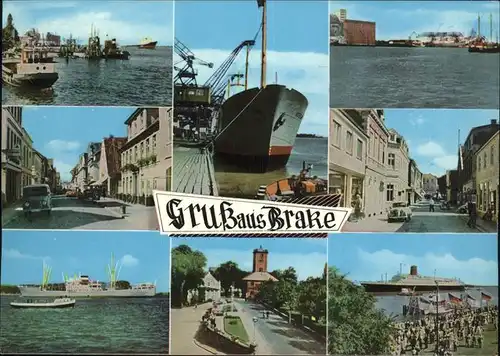 Brake Schiff Hafen Kat. Brake (Unterweser)