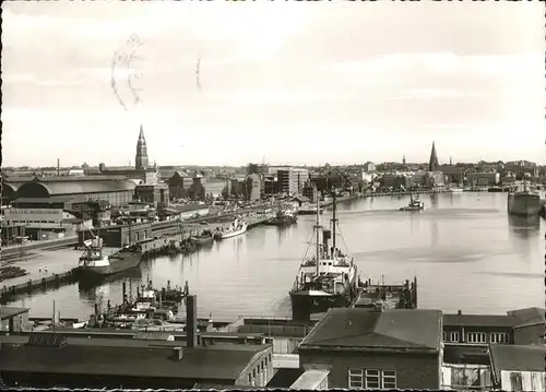 Kiel Hafen Schiffe Hoern Kat. Kiel