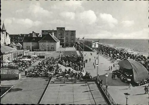 Westerland Sylt Kurpromenade Strand Kat. Westerland