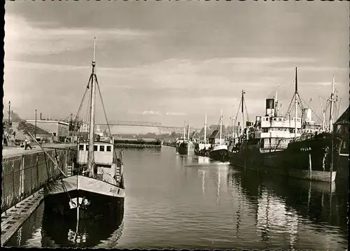 Kiel Prinz Heinrich Bruecke Schleuse Kat. Kiel