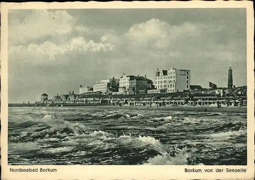 Borkum Nordseebad Seeseite / Borkum /Leer LKR