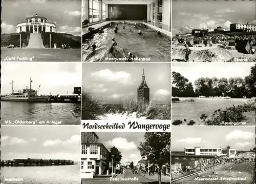 Wangerooge Nordseebad Rosengarten Meerwasser Schwimmbad Strand Cafe Pudding Oldenburg Inselbahn / Wangerooge /Friesland LKR