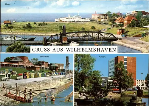 pw25253 Wilhelmshaven Bruecke Schiff Kategorie. Wilhelmshaven Alte Ansichtskarten