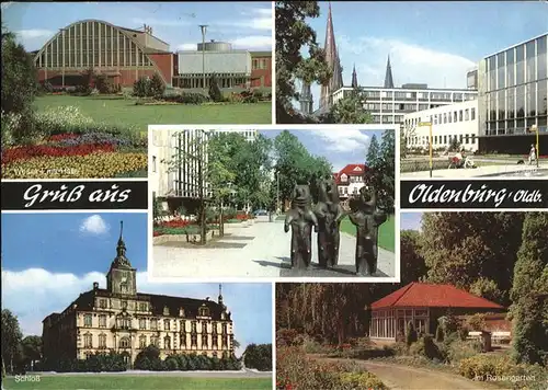 Oldenburg Niedersachsen Rosengarten Schloss / Oldenburg (Oldenburg) /Oldenburg  Stadtkreis