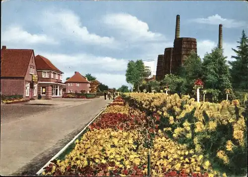 Wiesmoor Blumenschmuck Torhaus Kat. Wiesmoor